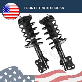 18m141321322yl0826 Ultimatecar Set 2 Front Complete Struts Shock With Coil Spring For 2010-2015 Toyota Prius 1.8l