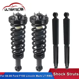 18m14138485x2l0826 Ultimatecar Set 4 Complete Shock Struts With Spring For 04-08 Ford F150 Mark Lt Rwd Front Rear