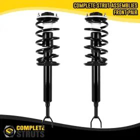 2-51291-51292-001-3 Unity Automotive Front Pair Complete Strut And Coil Spring Assemblies For 1996-1999 Audi A4