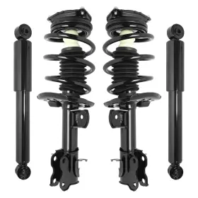 4-11785-255160-001-4 Unity Automotive 4pcs Front And Rear Complete Struts Shocks For 2015-2018 Chevrolet City Express