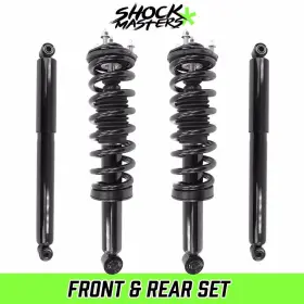 4-13560-251370-001-4 Unity Automotive Front Complete Strut And Rear Shock Kit For 2015-2022 Gmc Canyon Rwd