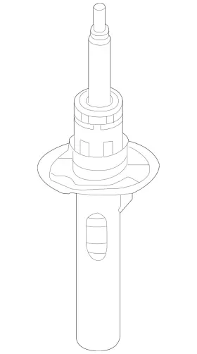 5c0-413-031-m Volkswagen Genuine Suspension Strut