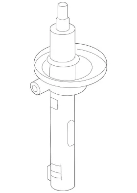 5n0-413-031-be Volkswagen Genuine Strut