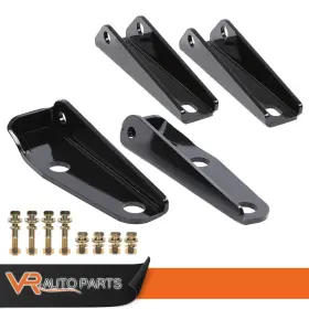 Zp-02lka4581abk Vr Auto Parts Fit For Chevy 66 C10 Gmc 63-72 Pickup Lowered Truck Rear Shock Relocation Kit
