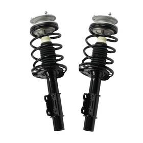 Worldokit 13993 Front Pair Suspension Strut Coil Spring Kit For 13-19 Cadillac Ats