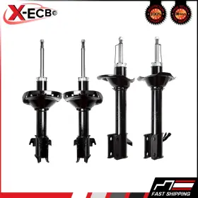 Xe8085872001s X-engineclub 4x Front And Rear Shocks Gas For 2006 2007 2008 Subaru Forester 2.5l Struts L R