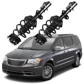 Xl808211a01 Xluxury-autoparts Pair Front Quick Complete Strut-coil Spring For Dodge Grand Caravan 2008-2015