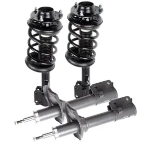 11930657 Xypartsus 4x Front Rear Shocks Struts With Coil Springs For 2005-2009 Hyundai Tucson