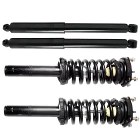 11930738 Xypartsus 4x Front Rear Shocks Struts And Coil Springs Assembly For 2006-2010 Jeep Commander