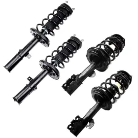 11930933 Xypartsus 4x Front Rear Shocks Struts Coil Springs For 04-06 Lexus Es330 Toyota Camry