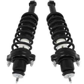11930990 Xypartsus 2x Rear Complete Struts And Coil Spring Assembly For 2008-2010 Mitsubishi Lancer