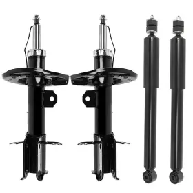 12427416 Xypartsus 4x Front Rear Shocks Absorbers Strut For 14-19 Nissan Sentra S Sl Sr Sv 1.8l Fwd