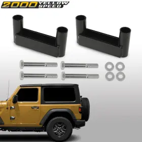 Ylw264676 Ylwspeed2000 Rear Shock Extender Kit For 2-4 Inch Lift Fit 2007-2018 Jeep Wrangler Jk Jku
