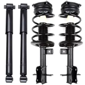 11867847 Youthighparts 2 Front Complete Struts And Rear Shock Absorber For 07-12 Nissan Sentra 2.0l New