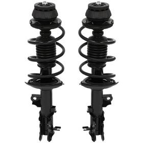 Youthighparts 11959820 2x Front Complete Struts With Coil Springs For 2012-17 Hyundai Accent 1.6l Dohc