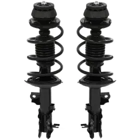 11959820 Youthighparts 2x Front Complete Struts With Coil Springs For 2012-17 Hyundai Accent 1.6l Dohc