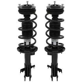 11959831 Youthighparts 2x Front Complete Struts With Coil Springs For 2011-13 Ford Fiesta 1.6l Gas Dohc