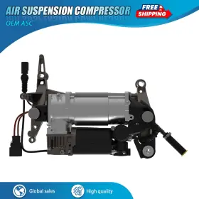 Asc-ac1506b Yxpcars Air Suspension Compressor For Audi Q7 With Bracket 2007 2008 2009 2010 - 2015
