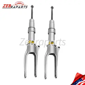 97034306104 Zebraparts 2 Front Air Suspension Shock Absorbers With Pasm For Porsche Panamera 970 2010-16