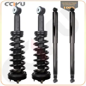 Z81204901g Zegale For 2009-2013 Ford F-150 Front Pair Complete Struts Assembly Rear Shocks