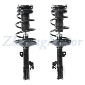 172211 Zhitengmotor Fit For 2004-2007 Toyota Highlander Fwd Front 2 Complete Strut And Coil Assembly