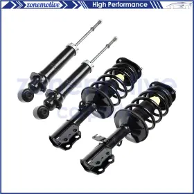 13479666 Zonemotive For 2003-2006 Pontiac Vibe Awd 4pc Complete Strut Assembly Shock Absorber Kit