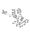 Genuine Mopar Shock Absorber 68245514AC New. Price: $190.88.