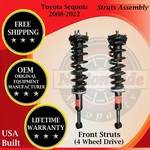 Monroe Oem Front Struts For 2008-2022 Toyota Sequoia 4WD Lifetime Warranty New. Price: $290.70.