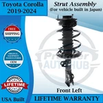 Kyb Oem Front Left Strut Assembly For 2019-2024 Toyota Corolla Lifetime Warranty New. Price: $229.00.