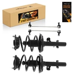 Front Struts Sway Bar Coil Spring Kit Assembly For 2013-2017 Honda Accord 2.4L New. Price: $124.62.