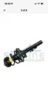 Pair Front Shock Absorber Strut Assys W/o Pasm Fit Porsche 911 Carrera Awd 996 New. Price: $188.38.