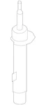 Genuine Bmw Strut 31-31-2-289-535 New. Price: $255.34.