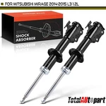 Shock Absorber For Mitsubishi Mirage 2014-2015 L3 1.2L Front Driver & Passenger New. Price: $78.18.