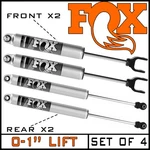 Fox Performance 2.0 Front Rear Shocks 20-25 Silverado Sierra 2500 3500 0-1" Lift New. Price: $769.99.