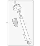 Genuine Land-rover Shock Assembly LR111854 New. Price: $925.98.