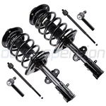 Complete Front Struts Control Arms Tie Rod End Fits 2004-2008 Chrysler Pacifica New. Price: $206.98.