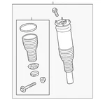 Genuine Land-rover Strut Assembly LR087084 New. Price: $2171.87.