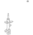 Genuine Lexus Suspension Strut 48510-80A45 New. Price: $242.82.