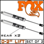 Fox Performance 2.0 Rear Shocks Pair 2019-2026 Silverado Sierra 1500 W/0-2" Lift New. Price: $409.95.