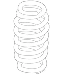 Genuine Audi Spring 5N0-511-115-M New. Price: $207.60.