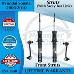 Monroe Oem Front Struts W/sway Bar Links For 2006-2010 Hyundai Sonata 9YR Warra. New. Price: $256.80.