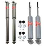 Front And Rear Kyb Gas-a-just Shock Absorbers Kit For Dodge Dakota New. Price: $204.95.