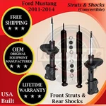 Gabriel Oem Front Struts & Rear Shocks 2011-2014 Ford Mustang Convertible New. Price: $352.04.