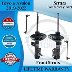 Kyb Oem Front Struts W/ Sway Bar For 2019-2022 Toyota Avalon Lifetime Warranty New. Price: $272.89.