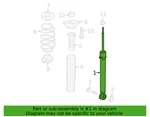 Honda 52611-TLB-A02 Rear Lh/rh Shock Absorber 17-19 Cr-v New Genuine. Price: $179.97.