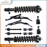 Front For 1992-1995 Honda Civic Complete Struts Tie Rod End Ball Control Arm 10X New. Price: $182.73.