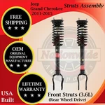 Monroe Oem Front Struts For 2011-2015 Jeep Grand Cherokee 2WD Lifetime Warranty New. Price: $316.55.
