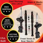 Gabriel Oem Front Struts & Rear Shocks 2011-2014 Ford Mustang Coupe 10YR W. New. Price: $342.03.