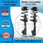 Monroe Oem Front Struts For 1996-2000 Toyota RAV4 2WD/4X4 Lifetime Warranty New. Price: $311.92.