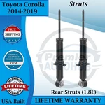 Monroe Genuine Oem Rear Struts For 2014-2019 Toyota Corolla Lifetime Warranty New. Price: $177.36.